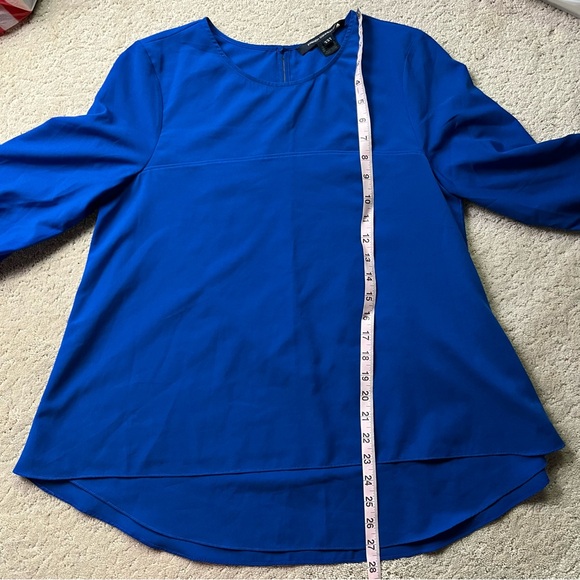 French Connection Blue Blouse sz 6 - Picture 9 of 9